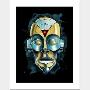 Cyber Mask Posters and Art